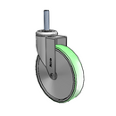 SS-06AMP-125-SW-TS14 MedCaster Swivel Caster