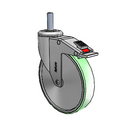SS-06AMP-125-TL-TS13 MedCaster Swivel Caster
