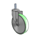 SS-06AMX-125-SW-TS13 MedCaster Swivel Caster