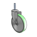 SS-06AMX-125-SW-TS14 MedCaster Swivel Caster