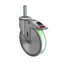 SS-06AMX-125-TL-TS14 MedCaster Swivel Caster