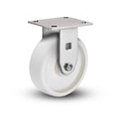 Value Stainless 5"x2" RETORT Precision Ball Bearing Rigid Caster with 4"x4.5" Plate