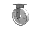 SSER8X2RETN Pemco Stainless Steel 8 in Plate Caster