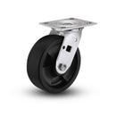 Value Stainless 4"x2" High-Temp Nylon Roller Bearing Caster with 4"x4.5" Plate