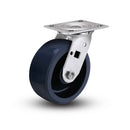 Value Stainless 4"x2" Solid Polyurethane K Precision Ball Bearing Caster with 4"x4.5" Plate