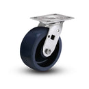 Value Stainless 4"x2" Solid Polyurethane K Delrin Bearing Caster with 4"x4.5" Plate