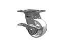 SSES4X2RETCAMS Pemco Stainless Steel 4 in Plate Caster
