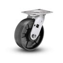 Value Stainless 5"x2" Max Nylon Delrin Bearing Caster with 4"x4.5" Plate