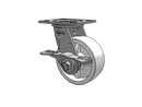 SSES5X2RETCAMS Pemco Stainless Steel 5 in Plate Caster
