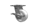 SSES5X2WNYCAMS Pemco Stainless Steel 5 in Plate Caster