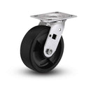 Value Stainless 6"x2" High-Temp Nylon Roller Bearing Caster with 4"x4.5" Plate