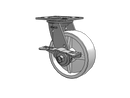 SSES6X2RETCAMS Pemco Stainless Steel 6 in Plate Caster