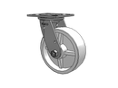 SSES6X2RETN Pemco Stainless Steel 6 in Plate Caster