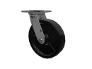 SSES8X2HRTNTBK Pemco Stainless Steel 8 in Plate Caster