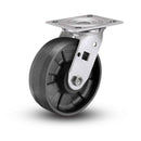 Value Stainless 8"x2" Max Nylon Roller Bearing Caster with 4"x4.5" Plate