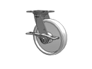 SSES8X2WNYCAML Pemco Stainless Steel 8 in Plate Caster