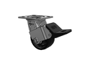 SSESRS4X2MAXBWFB Pemco Stainless Steel 4 in Plate Caster