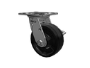 SSESRS5X2MAXBTBK Pemco Stainless Steel 5 in Plate Caster