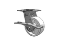 SSESRS5X2RETCAML Pemco Stainless Steel 5 in Plate Caster