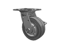 SSESRS5X2TPRDTBK Pemco Stainless Steel 5 in Plate Caster