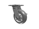 SSESRS6X2TPDDTBK Pemco Stainless Steel 6 in Plate Caster
