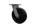 SSESRS8X2MAXDTBK Pemco Stainless Steel 8 in Plate Caster