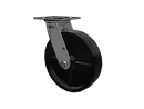 SSESRS8X2PODBTBK Pemco Stainless Steel 8 in Plate Caster