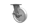 SSESRS8X2RETCAMS Pemco Stainless Steel 8 in Plate Caster