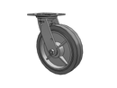 SSESRS8X2TPRDTBK Pemco Stainless Steel 8 in Plate Caster