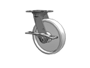 SSESRS8X2WNYCAML Pemco Stainless Steel 8 in Plate Caster