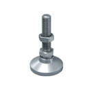 Main view of a S&W Leveling Mounts Leveling Mounts 2.5" base dia. with 5/8"-11 x 2" stud and 6000 lb. capacity it is Swivel base; USA-made under part