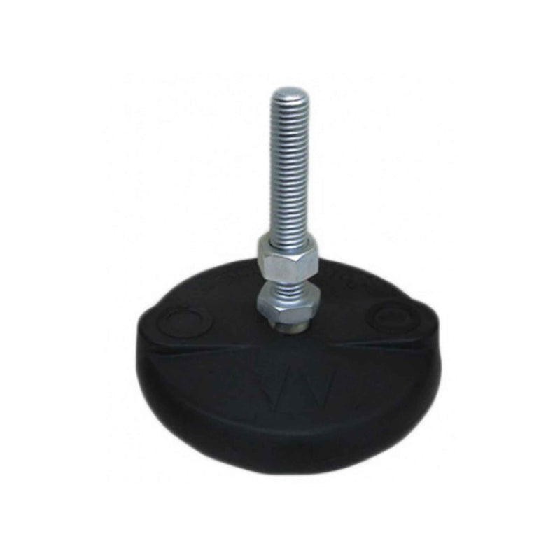Main view of a S&W Leveling Mounts Leveling Mounts 4" base dia. with 3/4"-10 x 8" stud and 7500 lb. capacity it is USA-made under part