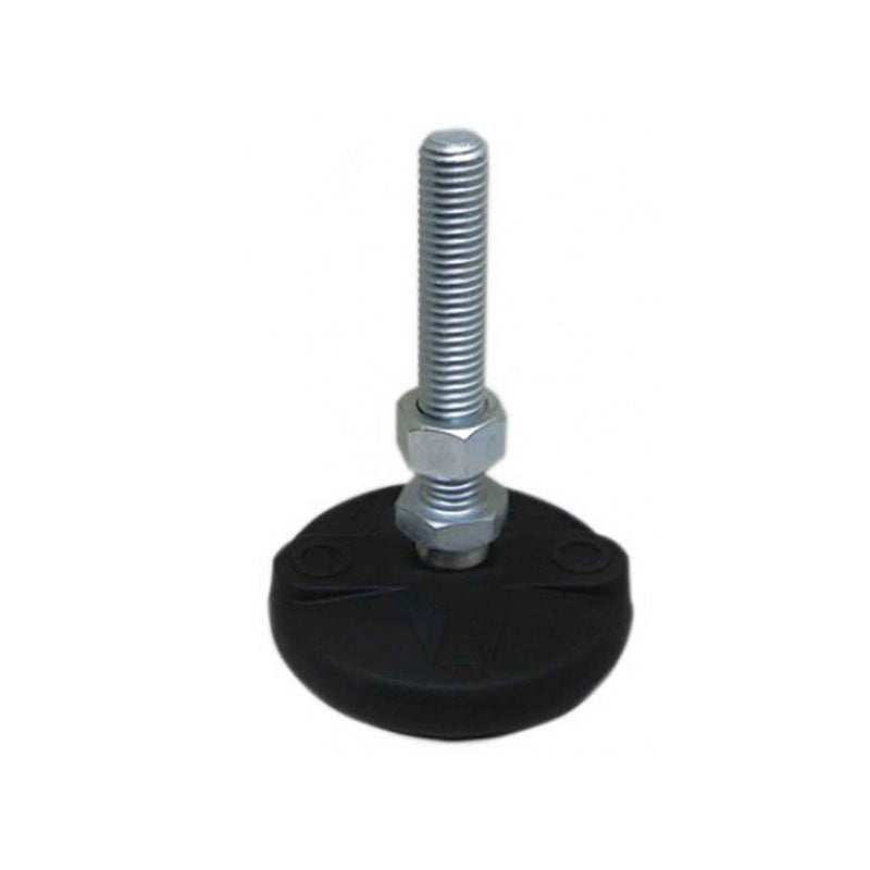Main view of a S&W Leveling Mounts Leveling Mounts 3" base dia. with 1/2"-13 x 6" stud and 5000 lb. capacity it is USA-made under part