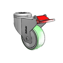 SX-03AMN-125-TL-HK01 MedCaster Swivel Caster