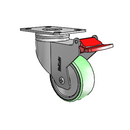 SX-03AMN-125-TL-TP13 MedCaster Swivel Caster