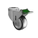 SX-03PYX-125-DL-HK01 MedCaster Swivel Caster
