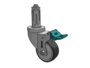 SX-03TPN-125-DL-XRN5 MedCaster Caster
