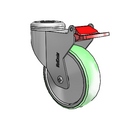 SX-04AMN-125-TL-HK01 MedCaster Swivel Caster
