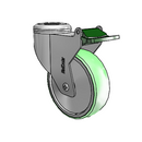 SX-04AMX-125-DL-HK01 MedCaster Swivel Caster