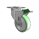 SX-04AMX-125-DL-TP13 MedCaster Swivel Caster