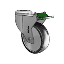 SX-04PYX-125-DL-HK01 MedCaster Swivel Caster