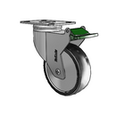 SX-04PYX-125-DL-TP13 MedCaster Swivel Caster