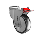 SX-04PYX-125-TL-HK01 MedCaster Swivel Caster