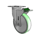 SX-05AMN-125-DL-TP13 MedCaster Swivel Caster