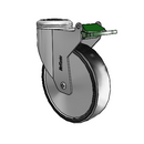 SX-05PYN-125-DL-HK01 MedCaster Swivel Caster