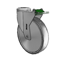 SX-06TPX-125-DL-HK01 MedCaster Swivel Caster