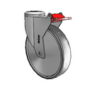 SX-06TPX-125-TL-HK01 MedCaster Swivel Caster