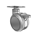TA-04ATP-281-DL-TP01 MedCaster Swivel Caster