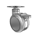 TA-04ATP-281-DL-TP11 MedCaster Swivel Caster