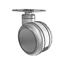 TA-04ATP-281-SW-TP01 MedCaster Swivel Caster